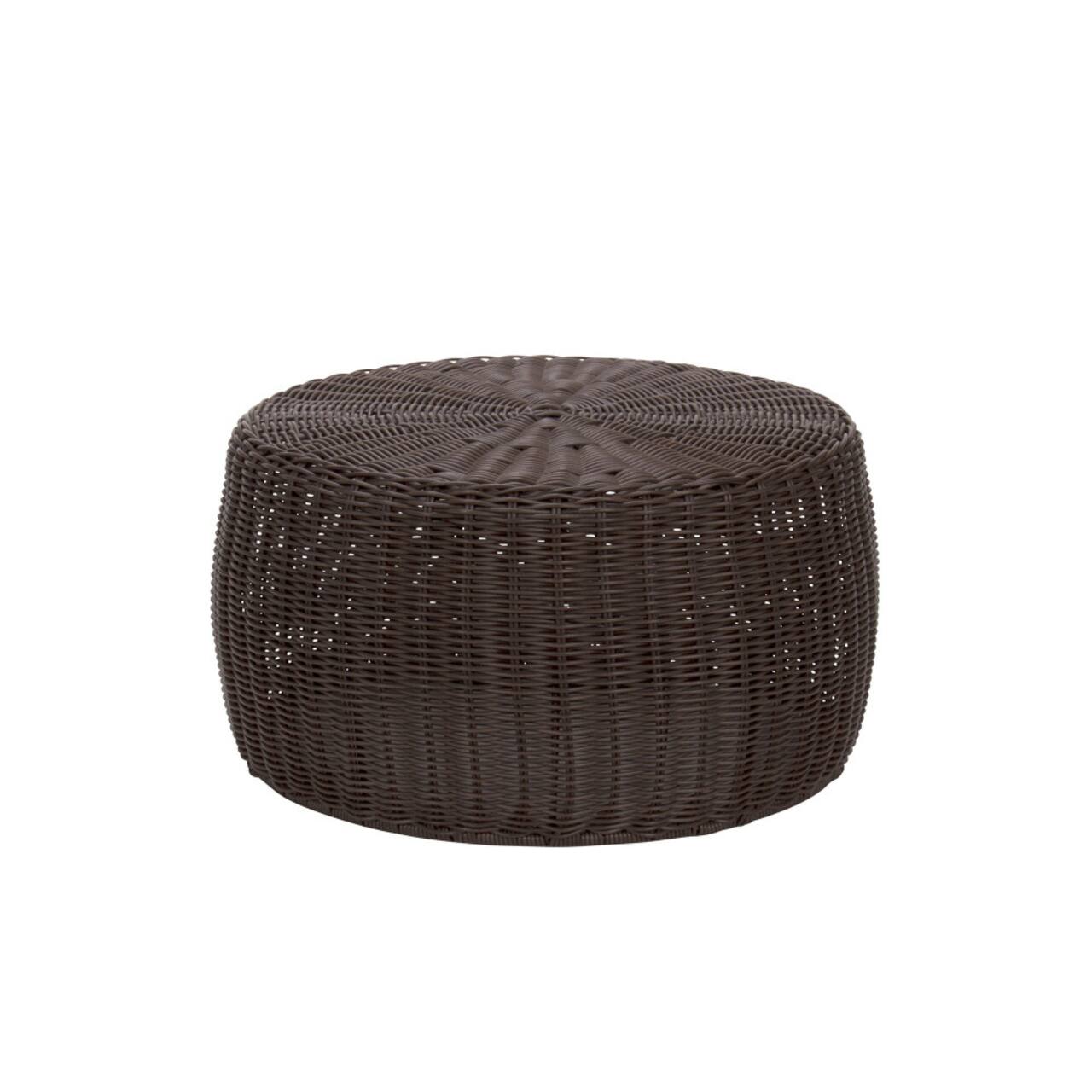 Household Essentials 9" Woven Storage Ottoman